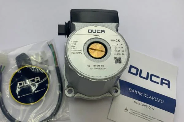 Насос DUCA BPS-15-5D, замена Wilo  Bosch, Buderus, (Аналог Wilo KSL 15/5 - 3C) 84 W По часовой