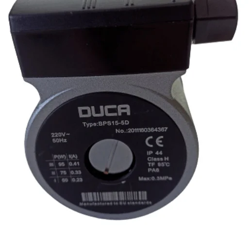 Насос DUCA BPS- 15-5D (аналог GRUNDFOS 15-50), 95 W Против часовой