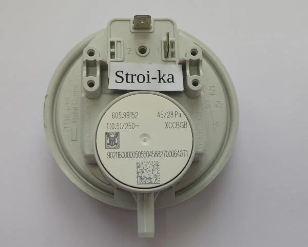 Пневмореле (прессостат, маностат) 45/28 Pa Huba   на турбированный газовый котел Vaillant