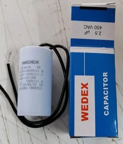 Конденсатор циркуляционного насоса  2.5µf 450V WILO GRUNDFOS