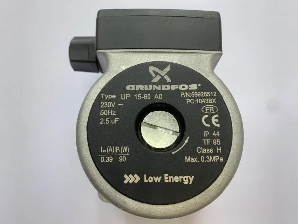 Насос GRUNDFOS 15-60, 90 W, Против часовой.